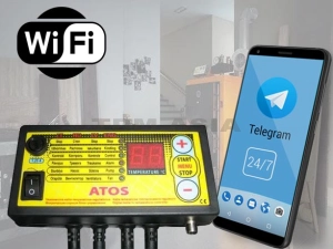 Wi-Fi Atos Автоматика для твердотопливного котла
